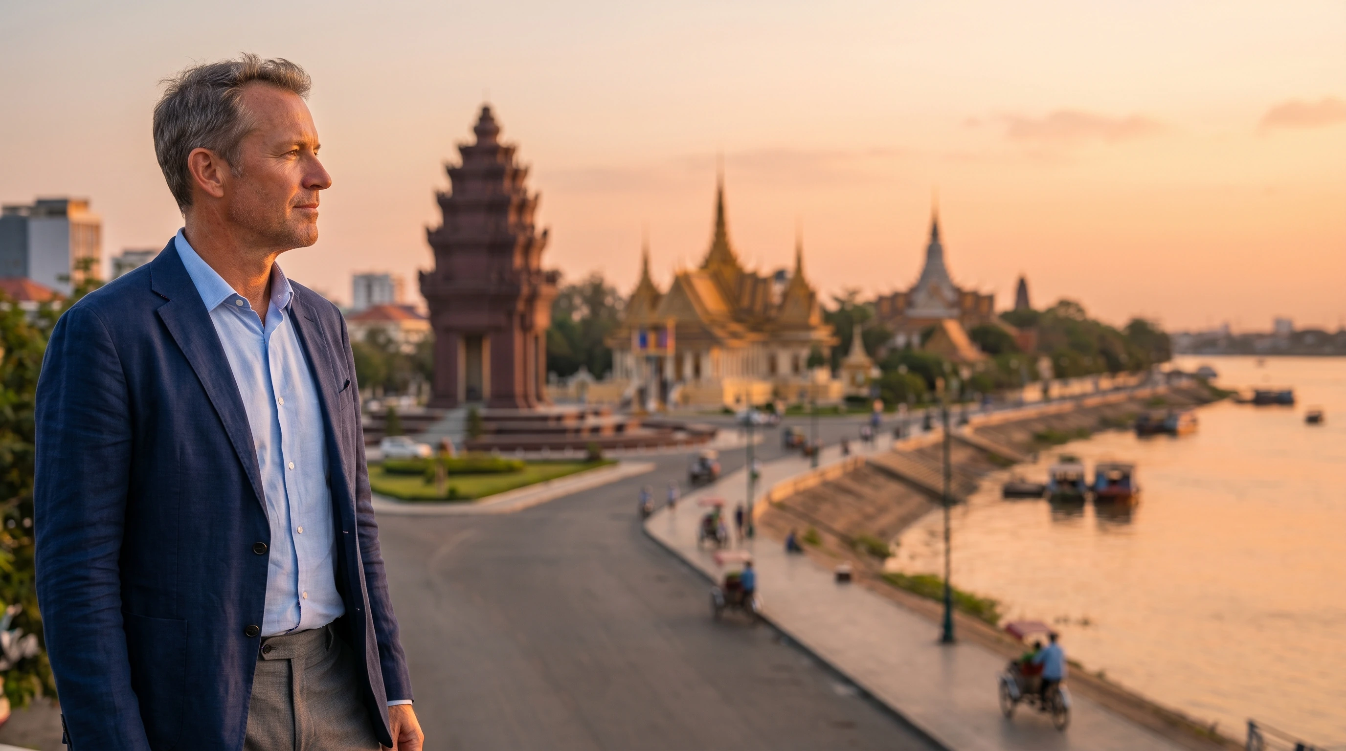 Business class to Phnom Penh