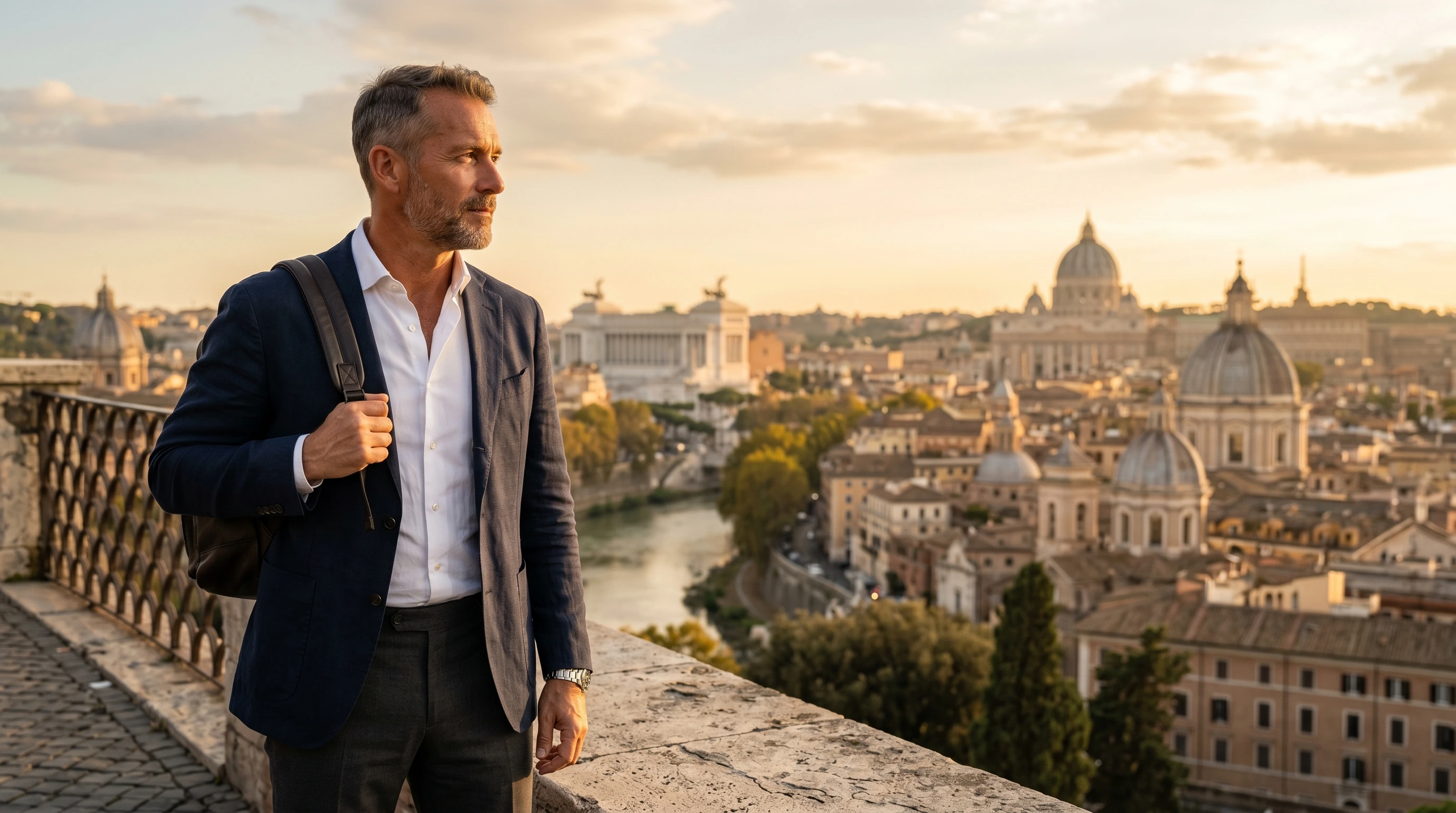 Business class to Rome