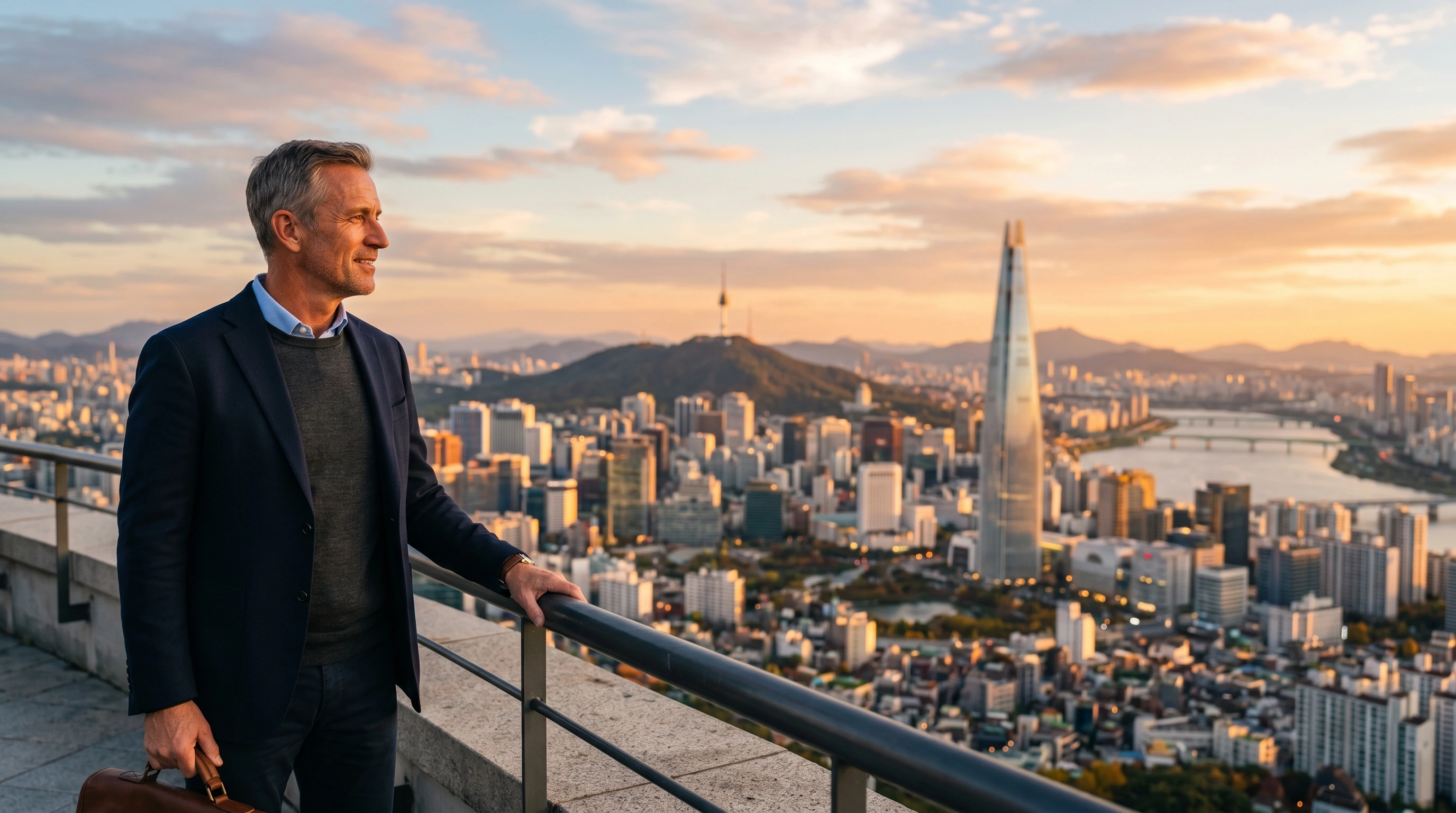 Business class to Seoul