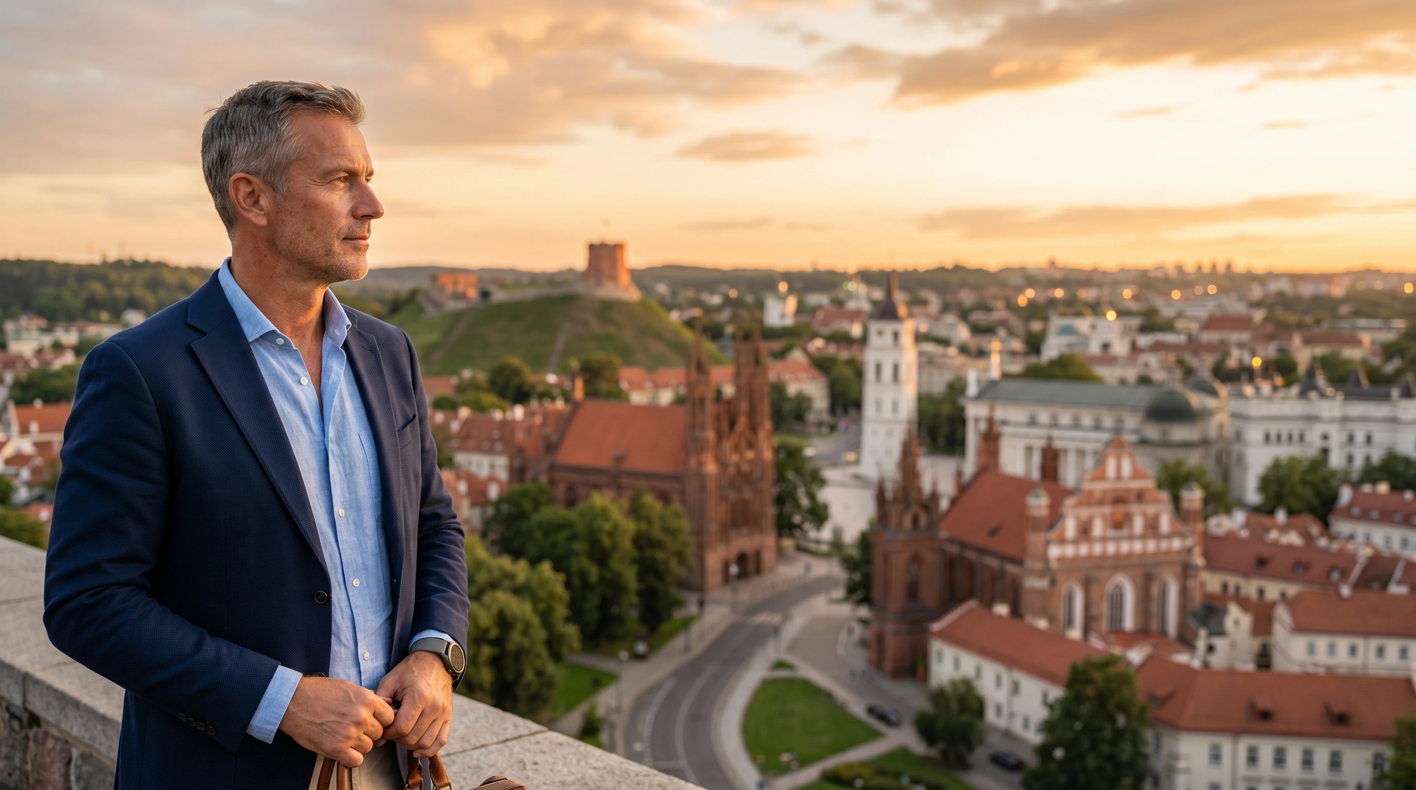 Business class to Vilnius